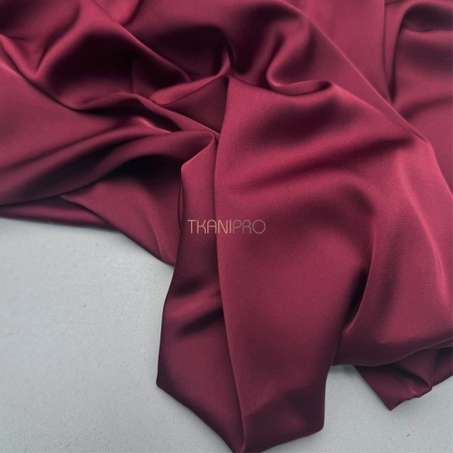 Шелк искусственный цвет бордовый, арт. S2132-63