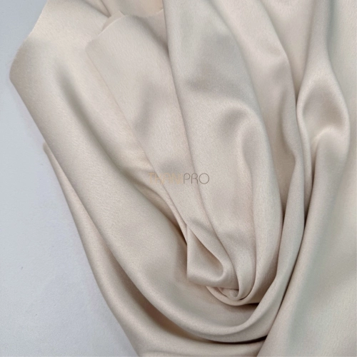 Атлас плотный цвет бежевый, арт. A2088-2