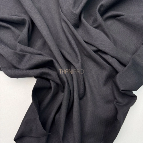 Кулирка плотная мерсеризованный хлопок цвет черный, арт. DK4001-2