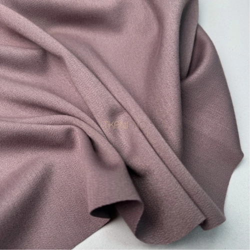 Костюмная поливискоза стрейч, арт. KA1906-2 цвет кофейный сиреневый