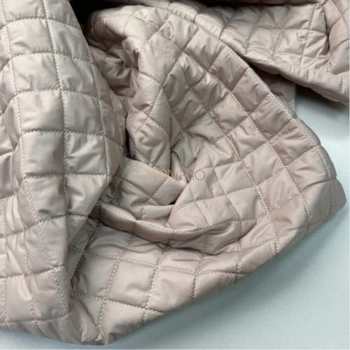 Стеганая ткань на синтепоне Ромбик цвет бежевый, арт. PS2279-4