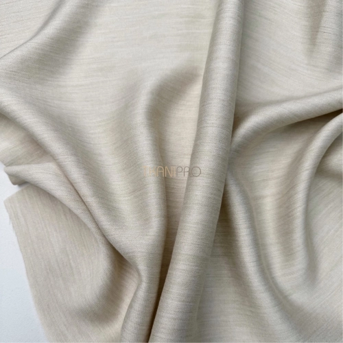 Вискоза плательная с шерстью цвет бежевый, арт. LB5001-22