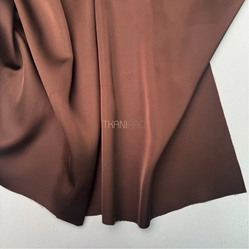 Сатин вискоза цвет коричневый, арт. SK2005-1