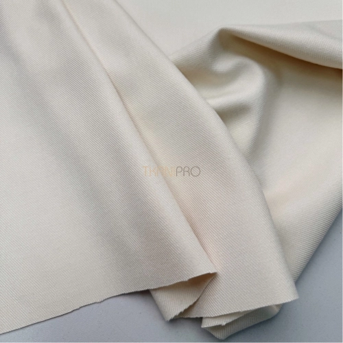 Костюмная плотная ткань цвет кремовый, арт. KD1978-2