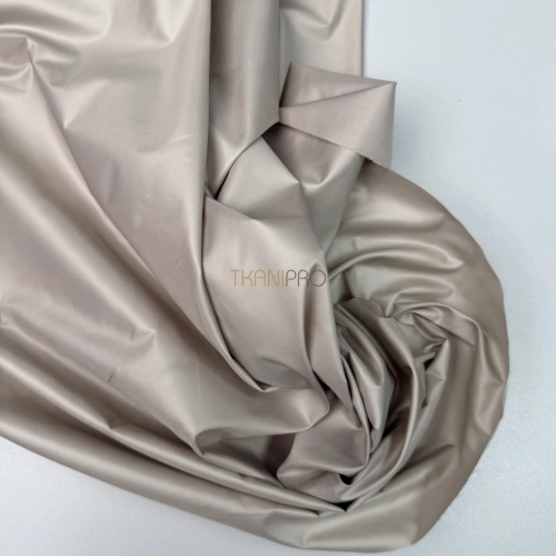 Ткань плащевая дюспо матовая бежевый серый, арт. PL2297-9