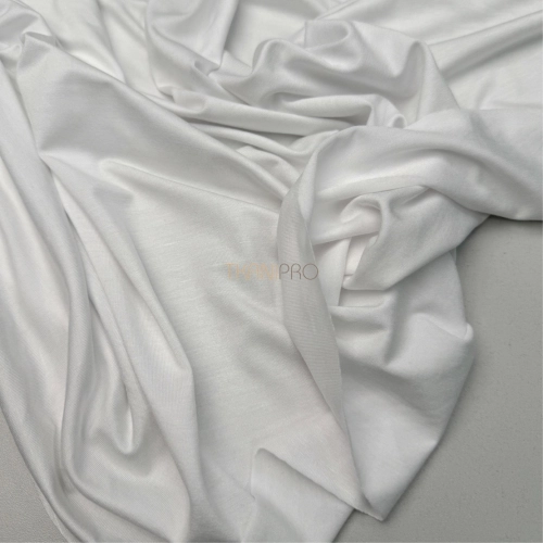 Трикотаж стрейч вискоза цвет молочный, арт. MD2129-2