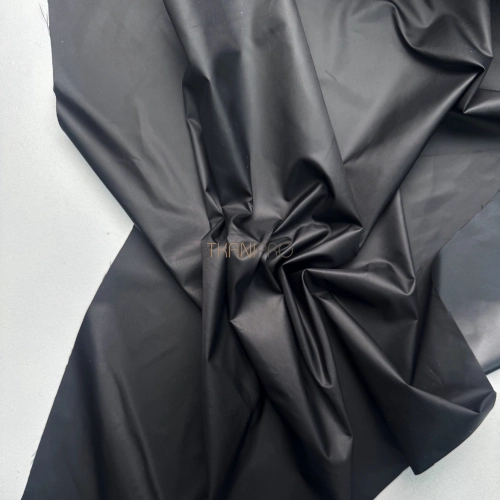 Ткань плащевая дюспо матовая цвет черный, арт. PL2296-3