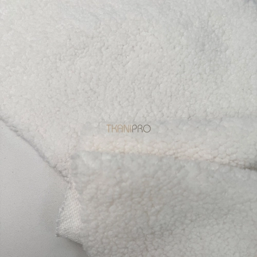 Мех барашек цвет молочный, арт. WF3043-2