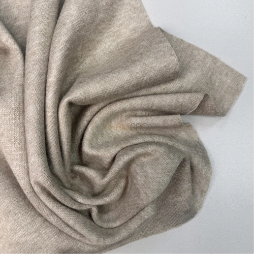 Трикотаж софт двусторонний цвет бежевый меланж, арт. WD9002-3