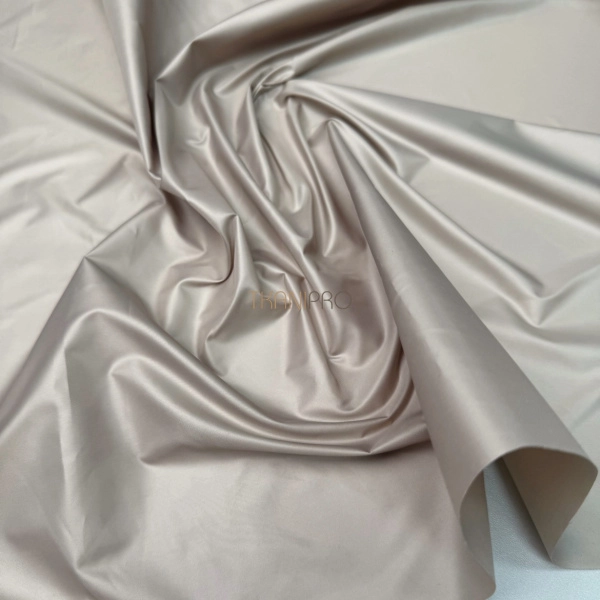 Ткань плащевая дюспо матовая бежевый серый, арт. PL2297-9