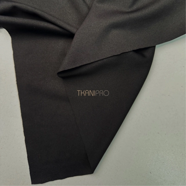 Ткань бифлекс матовый черный, арт. BF5401-5