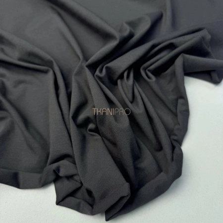 Трикотаж кулирная гладь цвет серый графит, арт. DK3551-127