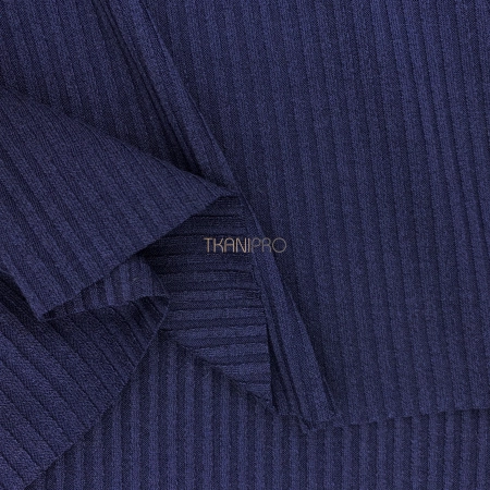 Трикотаж лапша, арт. DW1900-11 цвет темный синий