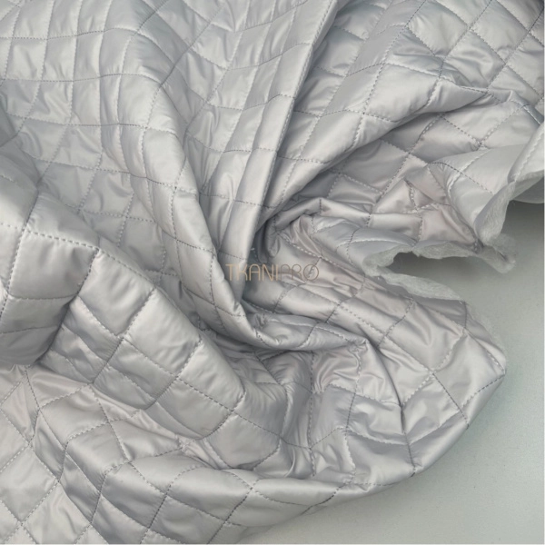 Стеганая ткань на синтепоне цвет серый, арт. PS2277-16