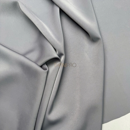 Креп сатин цвет серый,  арт. SK4032-3