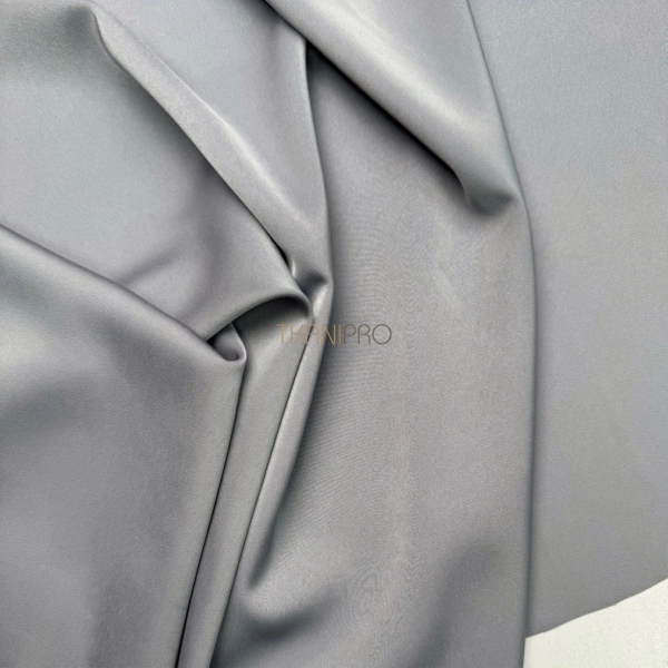 Креп сатин цвет серый,  арт. SK4032-3