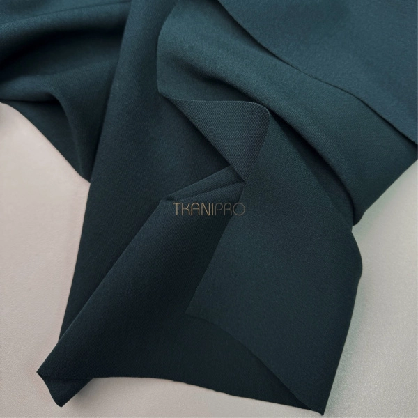 Костюмная поливискоза цвет изумрудный, арт. K1945-3