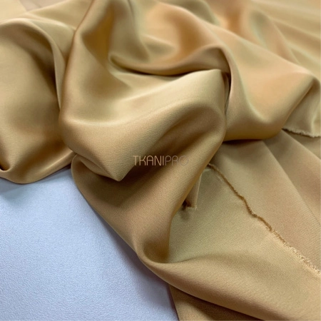 Шелк искусственный, арт. S2131-15 цвет песочный