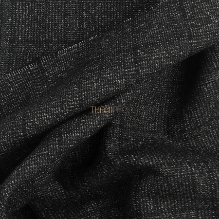 Костюмная ткань в клетку цвет серый, арт. KF1940-3