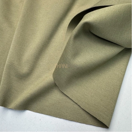 Трикотаж джерси цвет оливковый, арт. D2037-24