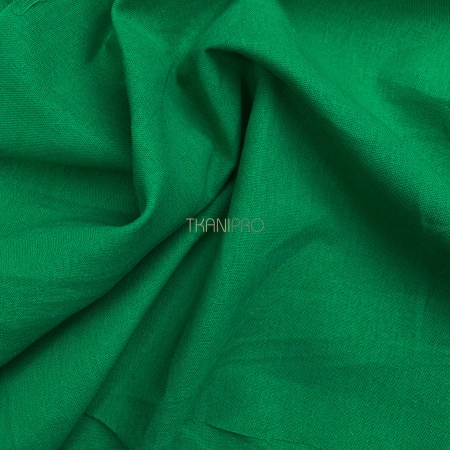 Ткань лён с вискозой цвет зеленый травяной, арт. L2150-22