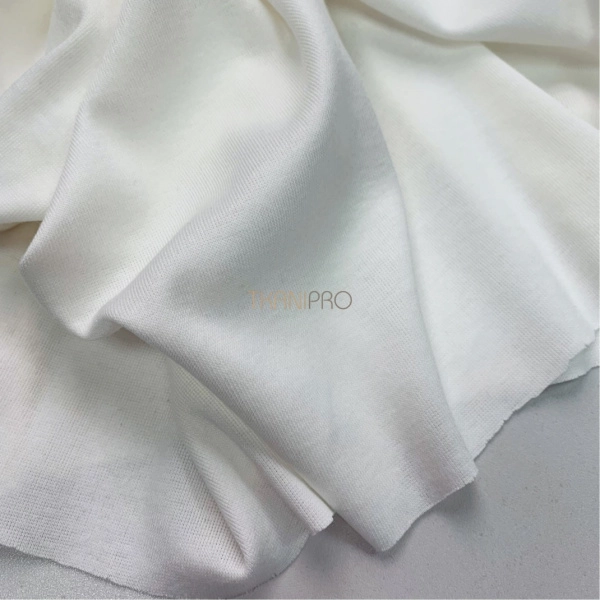 Трикотаж вискоза с эластаном, арт. TM3122-2 цвет молочный