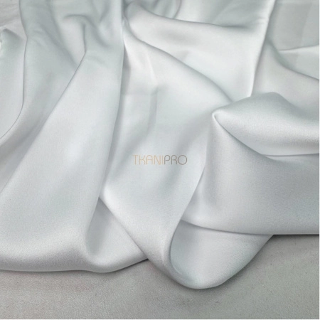 Шелк искусственный цвет белый, арт. S2142-11