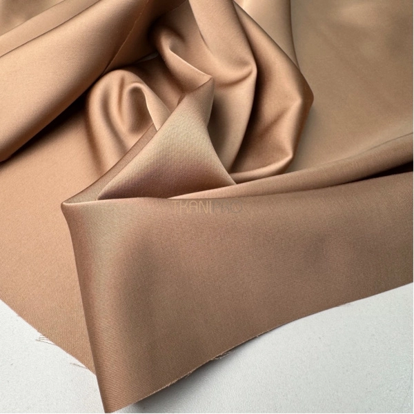 Сатин вискоза цвет шоколадный, арт. SK2008-5