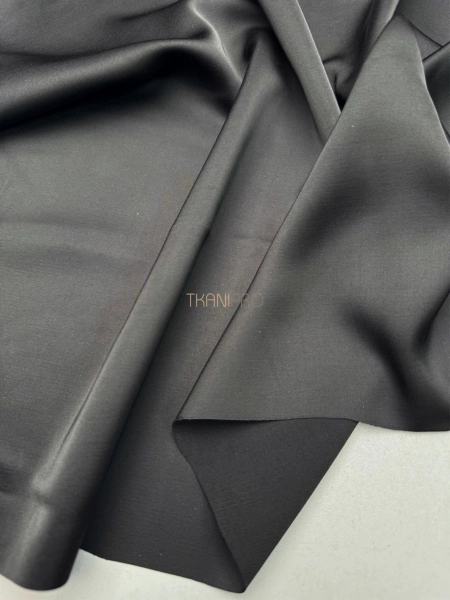 Сатин вискоза, арт. SK2006-13 цвет черный