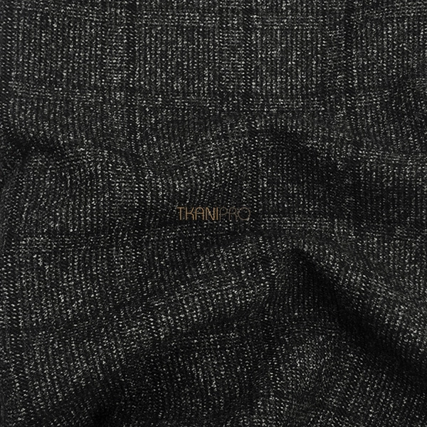 Костюмная ткань в клетку цвет серый, арт. KF1940-3