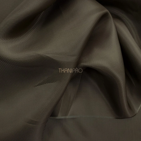 Ткань подкладочная вискоза диагональ, арт. IP5001-12 цвет коричневый