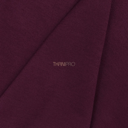 Ткань Джерси цвет бордовый, арт. D2038-15