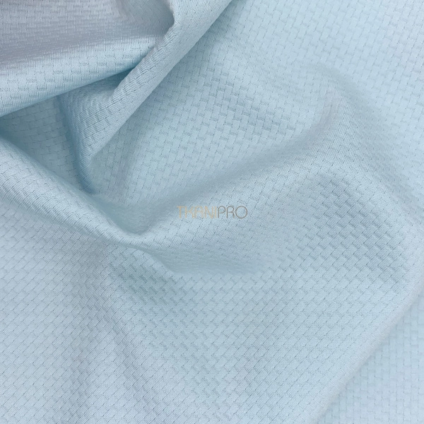 Трикотаж стрейч фактурный, арт. DA1269-3 цвет голубой