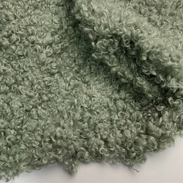 Пальтовый мех барашек, арт. WF3020-8 цвет зеленый