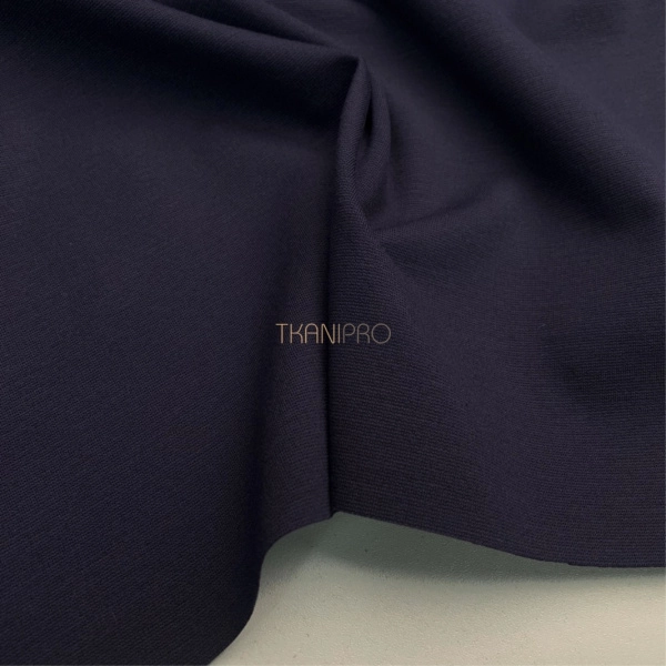 Трикотаж джерси плотный цвет синий, арт. DN1002-1
