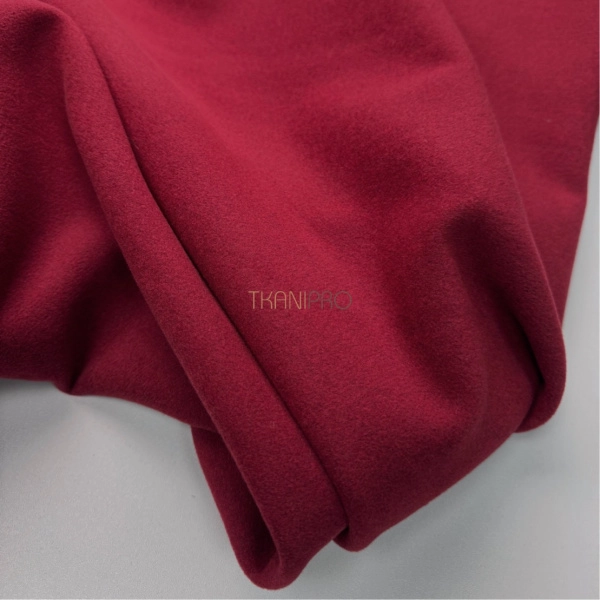 Пальтовая ткань двухсторонняя, арт. KC15D-3 цвет кирпичный и серый меланж