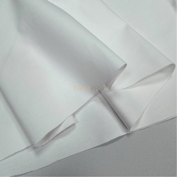 Хлопок твил стрейч, арт. IKM4002-1 цвет молочный