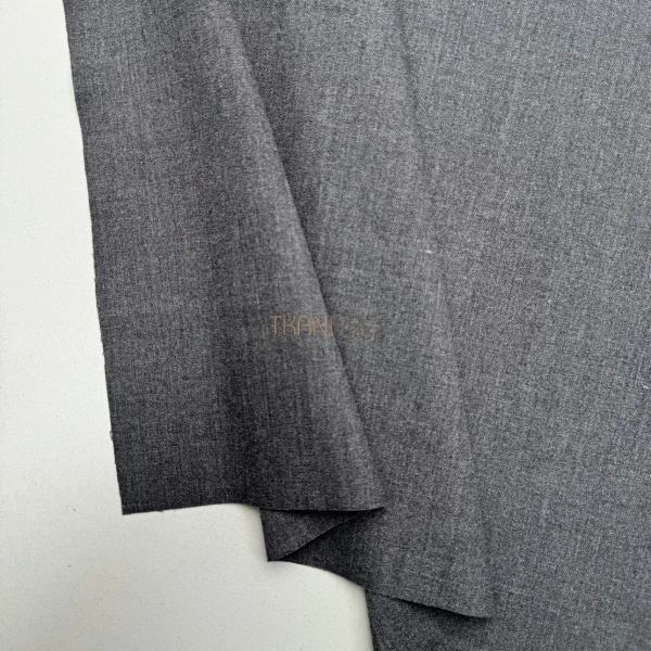 Костюмный твил с хлопком стрейч цвет серый, арт. KL3101-15