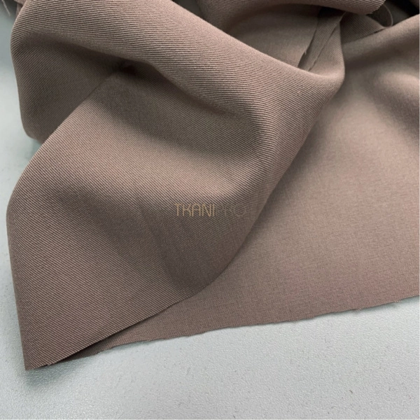 Костюмная ткань с вискозой цвет бежевый мокко, арт. K1939-1