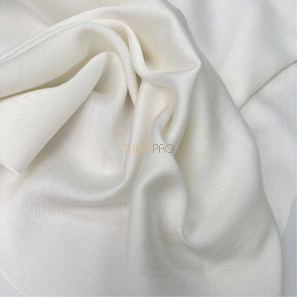 Вискоза плательная с шерстью цвет молочный, арт. LB5001-3