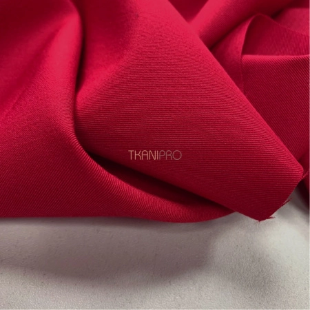 Костюмная ткань с вискозой красная, арт. K1938-27
