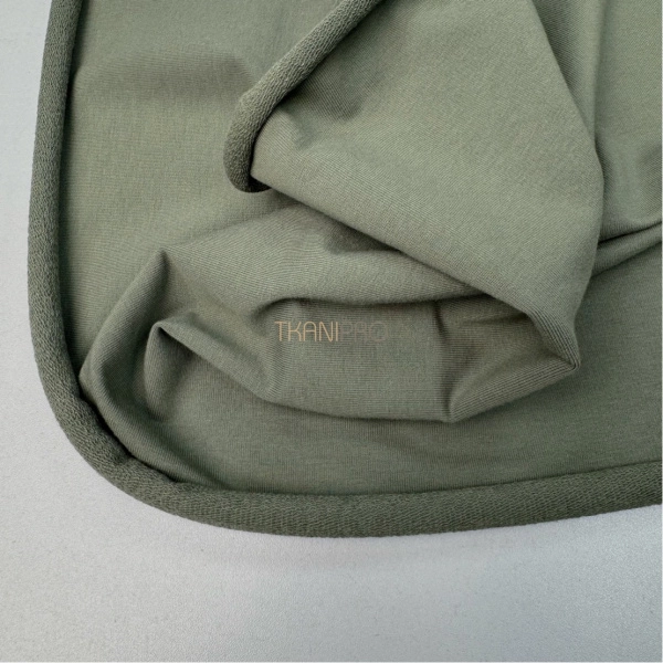 Футер 2 нитка петля, арт. DF3710-11 цвет хаки