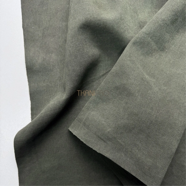 Твил хлопок цвет серый болотный, арт. IKM3005-30