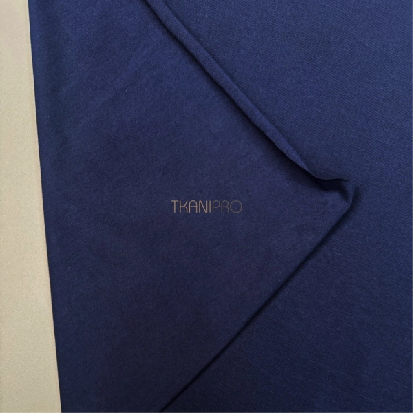 Трикотаж кулирная гладь цвет темный синий, арт. DK3555-10
