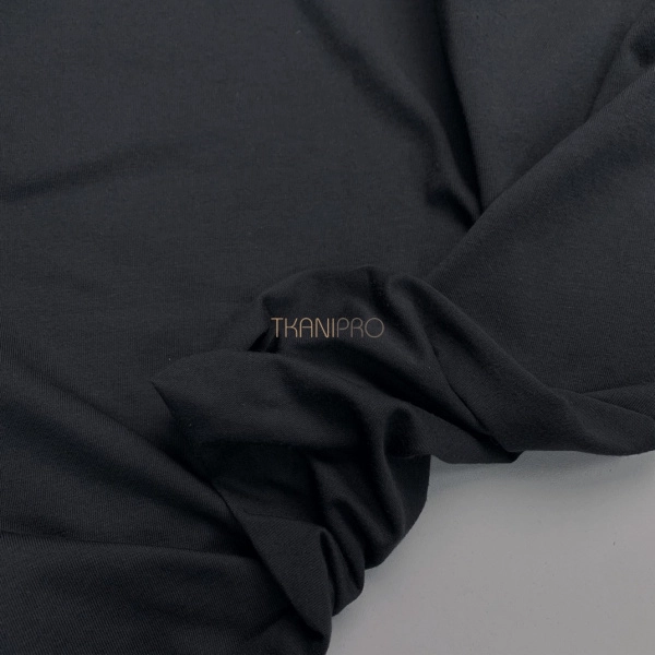 Трикотаж кулирная гладь цвет серый антрацитовый, арт. DK3551-31