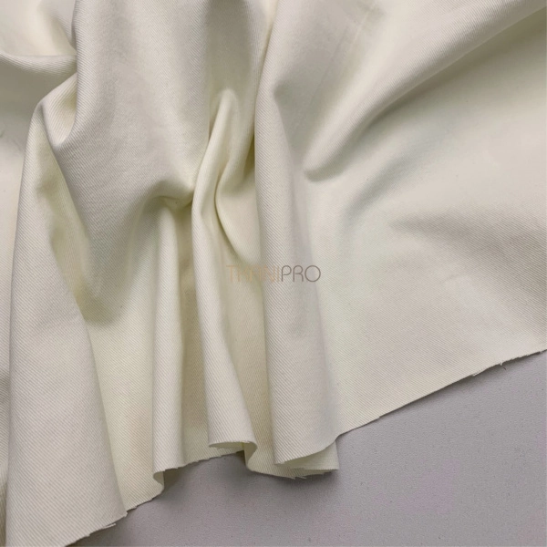 Хлопок твил плотный, арт. IKM3001-3 цвет молочный ванильный