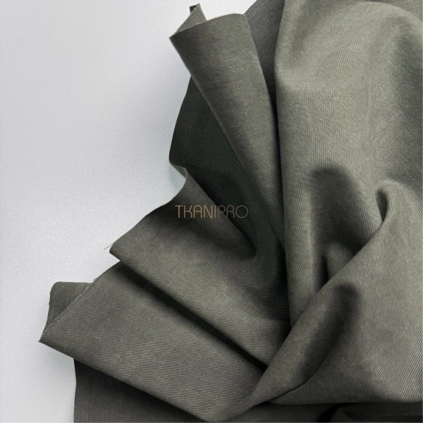 Твил хлопок цвет серый болотный, арт. IKM3005-30