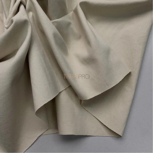 Хлопок твил плотный, арт. IKM3001-7 цвет бежевый кремовый