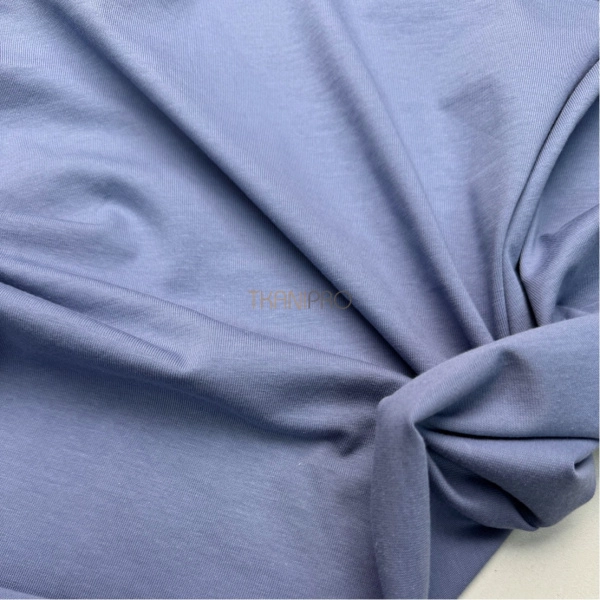 Трикотаж кулирная гладь цвет синий джинсовый, арт. DK3551-44