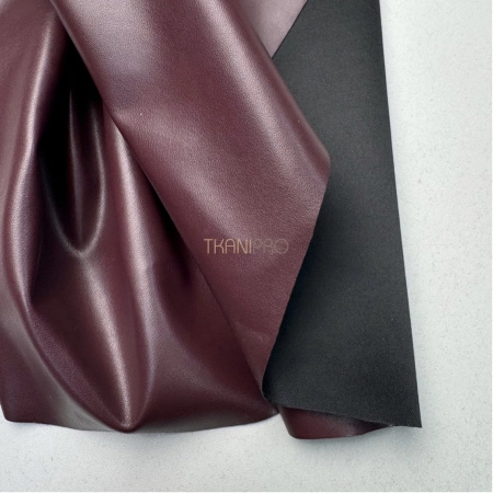 Искусственная кожа, арт. O2418-6 цвет бордовый